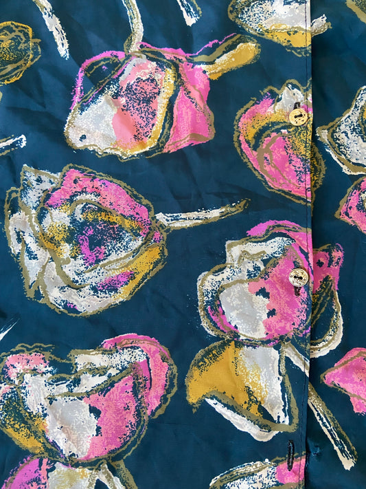 Chemise roses roses