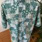 Chemise green patchwork