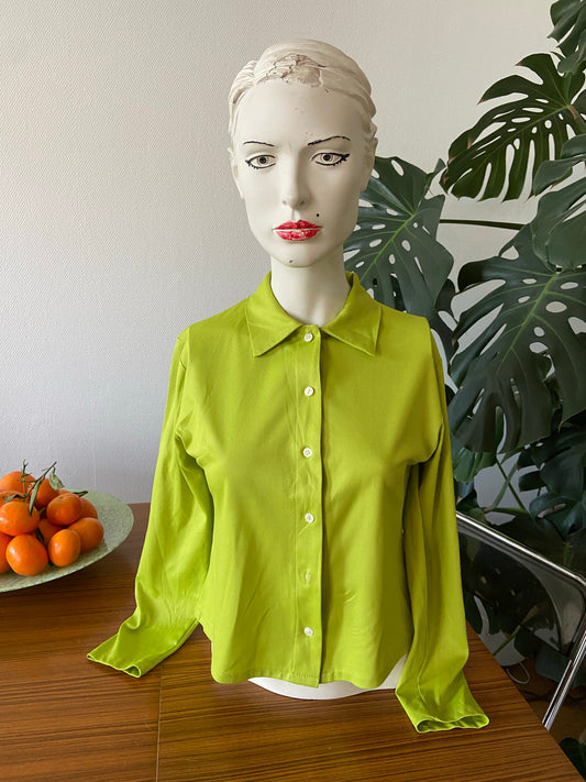 Chemise vert pomme