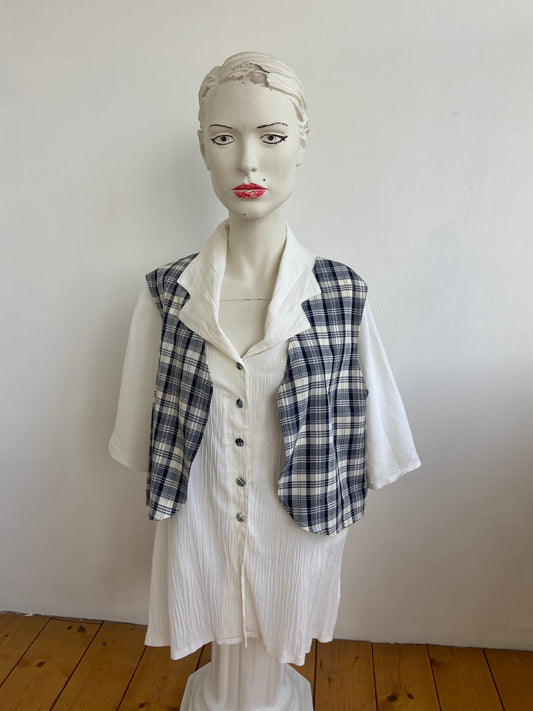 Chemise gilet à carreaux