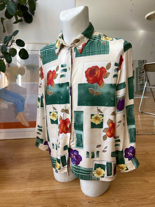 Chemise aubergine