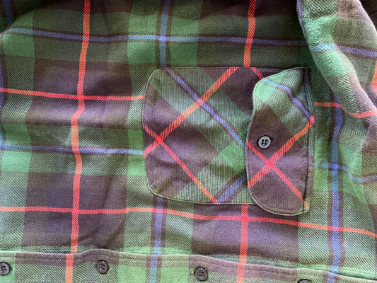 Chemise épaisse à carreaux