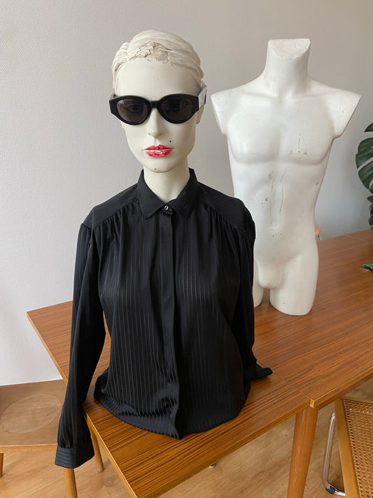 Chemise black stripes