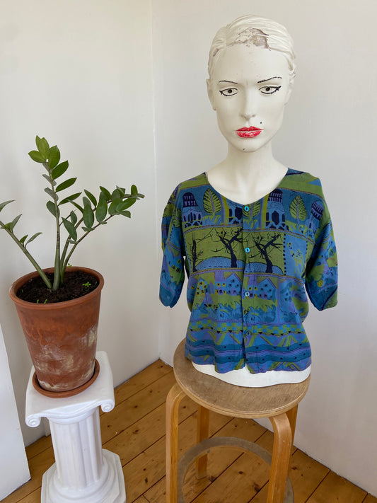 Chemise crop village