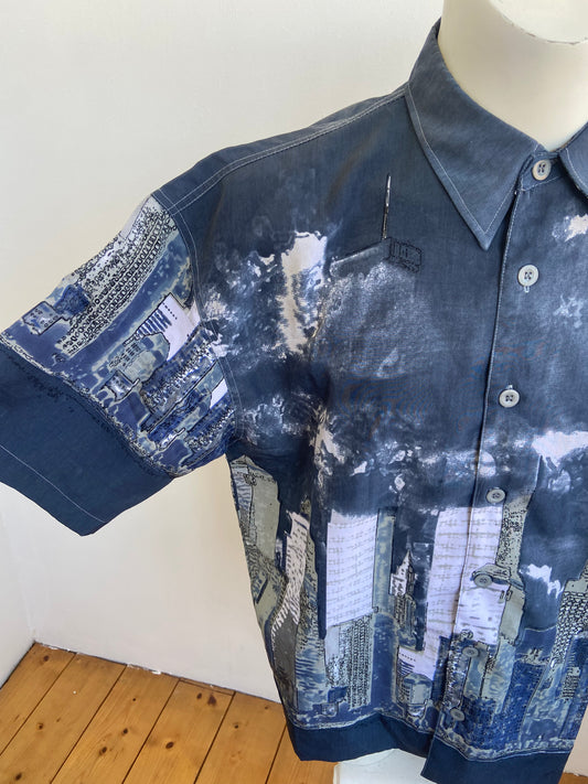 Chemise stormy skyline
