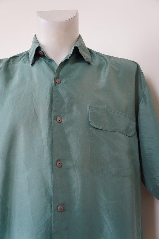 Chemise soie lichen
