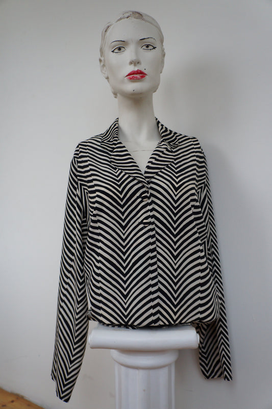 Chemise bianco zebra
