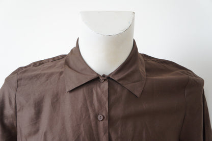 Chemise brown chic