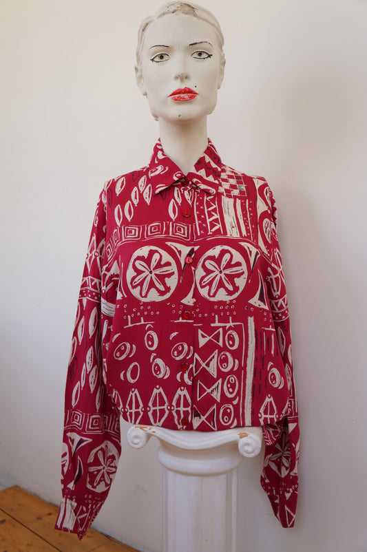 Chemise framboos